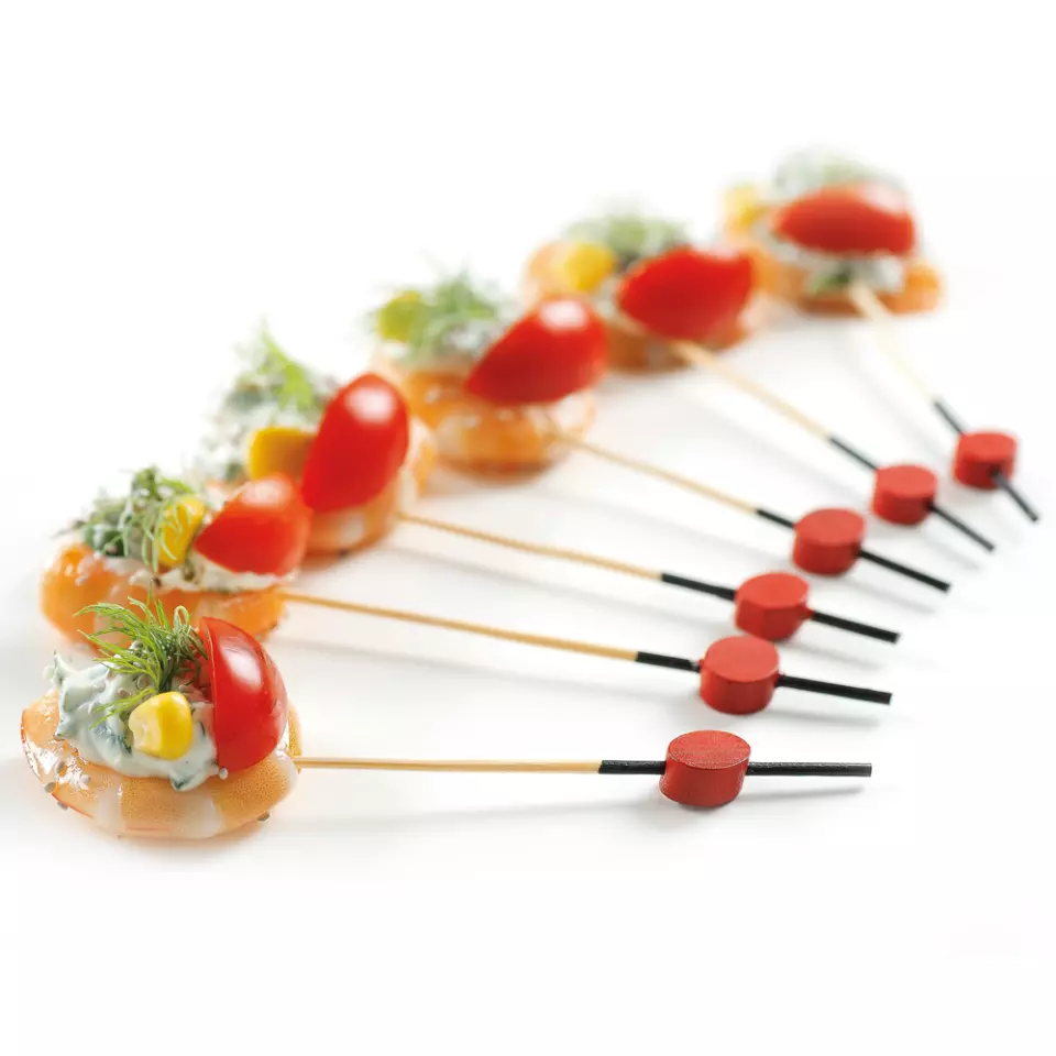 NATUREStar 38925, Bio-Bambus Fingerfood-Spieße mit Scheibe, 90 mm, image 3, gallery thumbnail