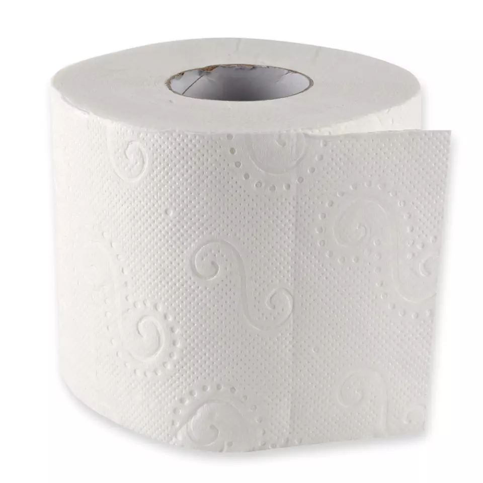 HygoClean 30424, 4-Ply Cellulose Toilet Paper, Small Roll, White