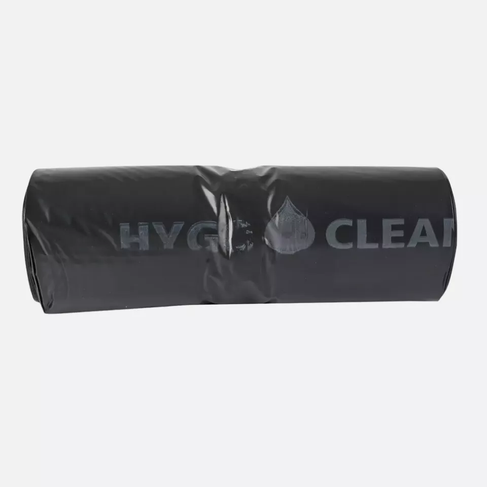 HygoClean 32443, Premium LDPE Waste Bags, 160 l, Black, Roll, image 3, gallery thumbnail