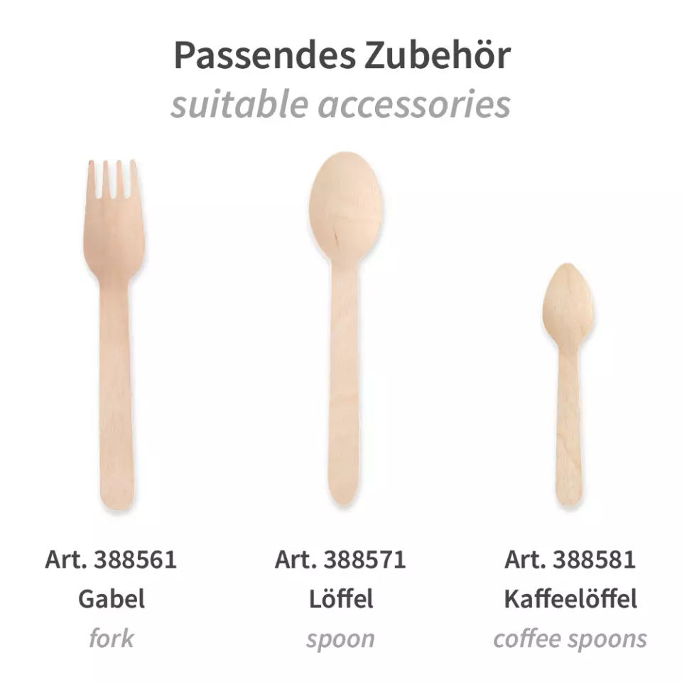 NATUREStar 388551, Organic Wood Knives, 160 mm, FSC® 100%, image 3, gallery thumbnail