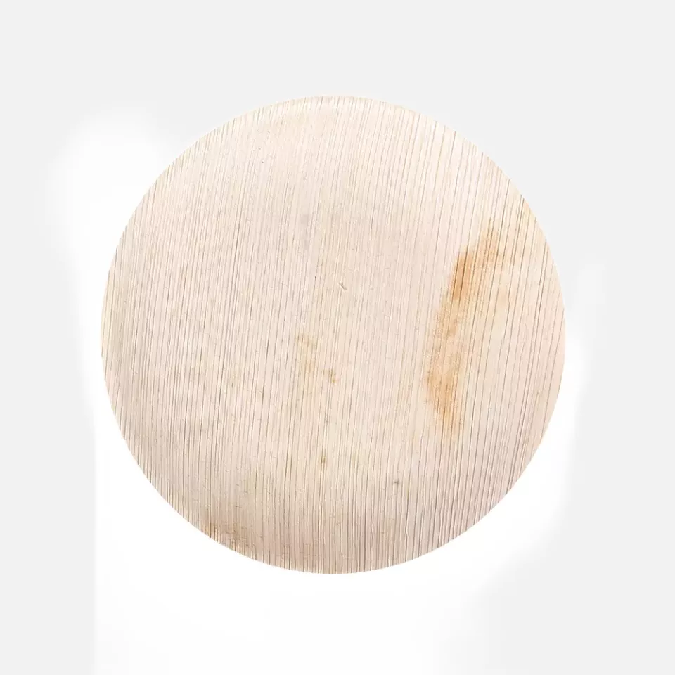 NATUREStar 410613, Organic Round Palm Leaf Plates, ø 200 mm, image 1, gallery thumbnail