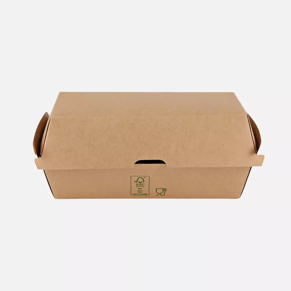 NATUREStar 417418, Club Organic Sandwich Boxes, 177 x 91 x 85 mm, Kraft Paper/PE, FSC®-Mix, image 2