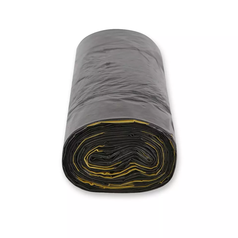 HygoClean 32455, Eco LDPE Garbage Bags with Drawstring, 30 l, Grey, Roll, image 5, gallery thumbnail