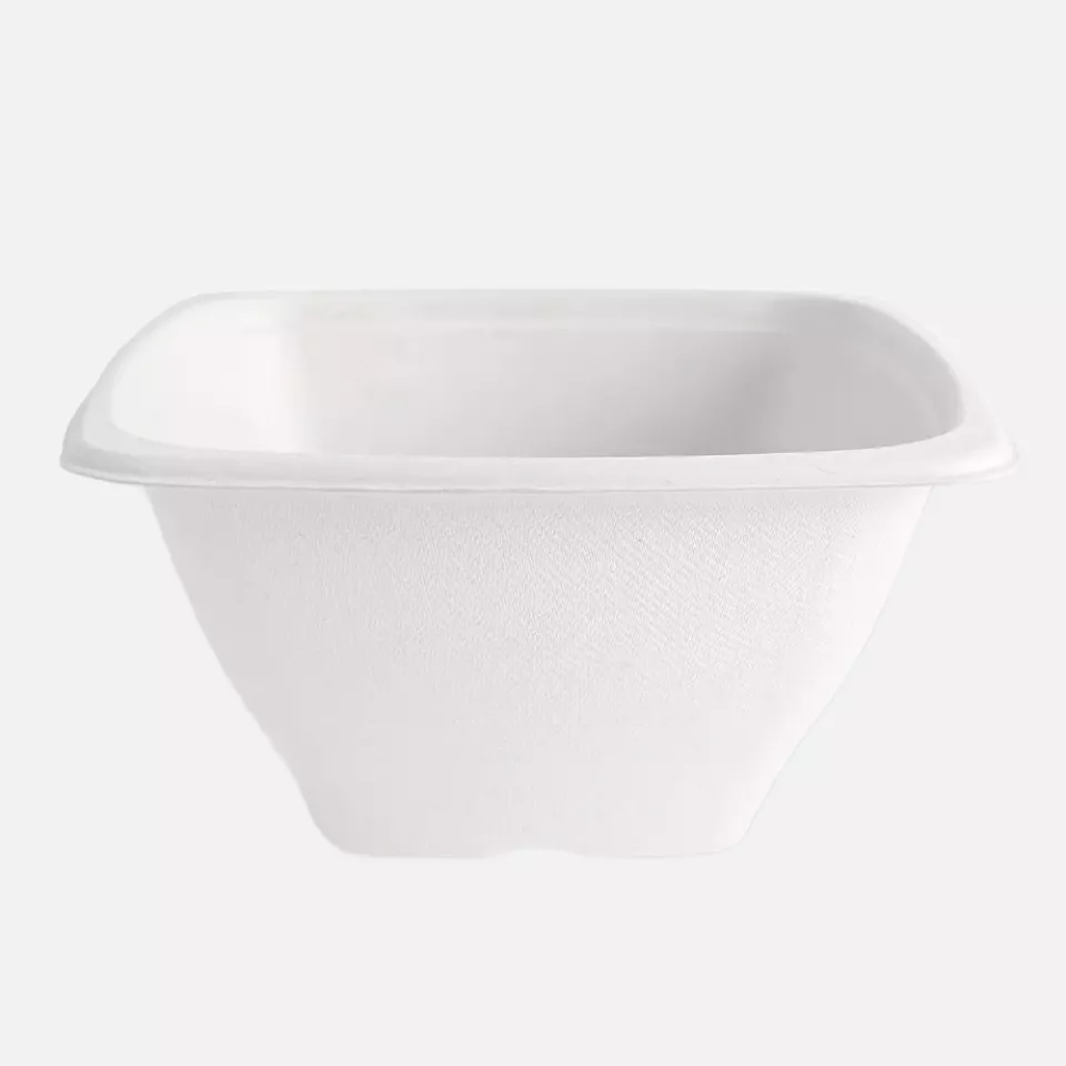 NATUREStar 41177, Bagasse Organic Square Trays, 180 x 90 mm, 1.25 ml, image 1, gallery thumbnail