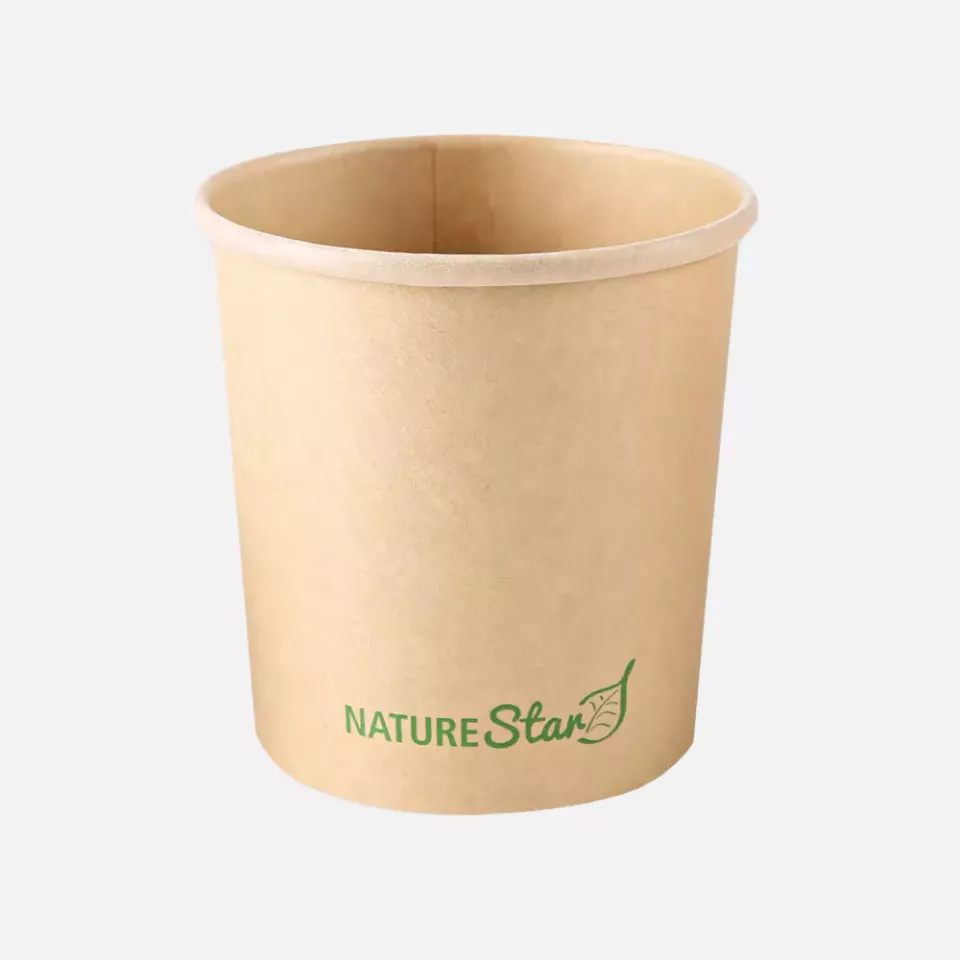 NATUREStar 417250, Minestrone Kraft Paper/PE Soup Cups, FSC®-mix, 500 ml, ø 97/96 mm, image 2, gallery thumbnail