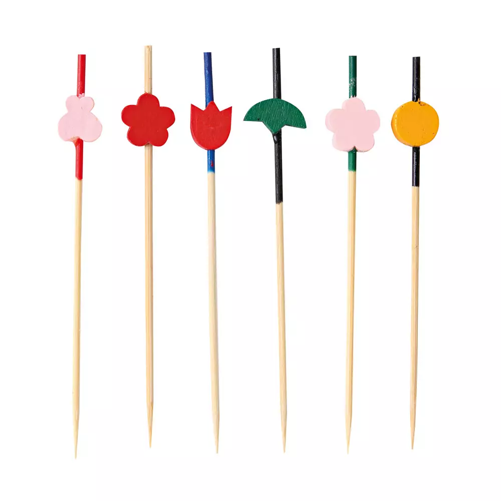 NATUREStar 38922, Bamboo Fingerfood Skewers, Design, 90 mm, Organic, image 1