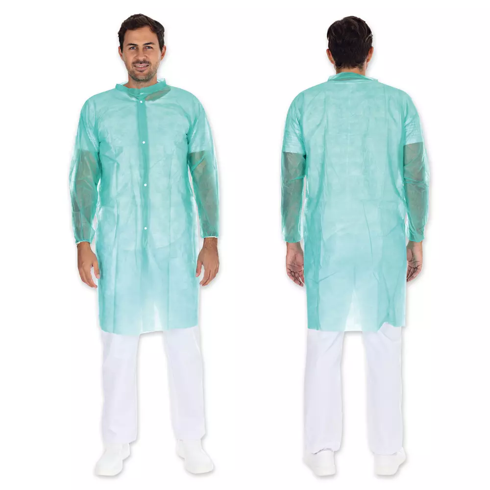 HygoNorm 27417, PP Visitor Gowns, Light, Push Buttons XXL, image 1