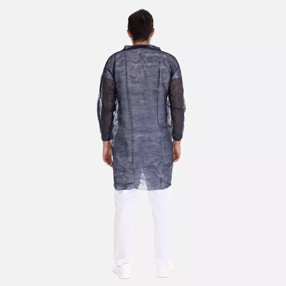 HygoNorm 274296, Eco PP Visitor Gowns, Push Buttons, XXXL, Blue, image 4, gallery thumbnail