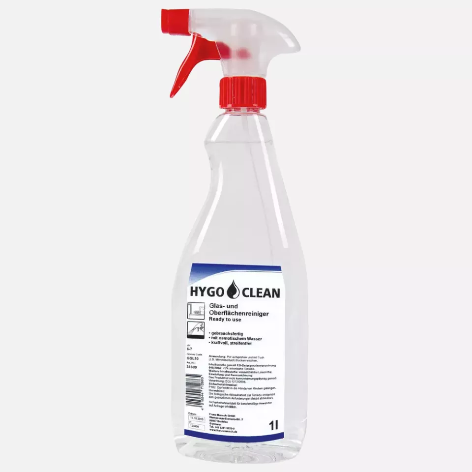 HygoClean 31609, Glass and Surface Cleaner, Ready to Use, image 1, gallery thumbnail