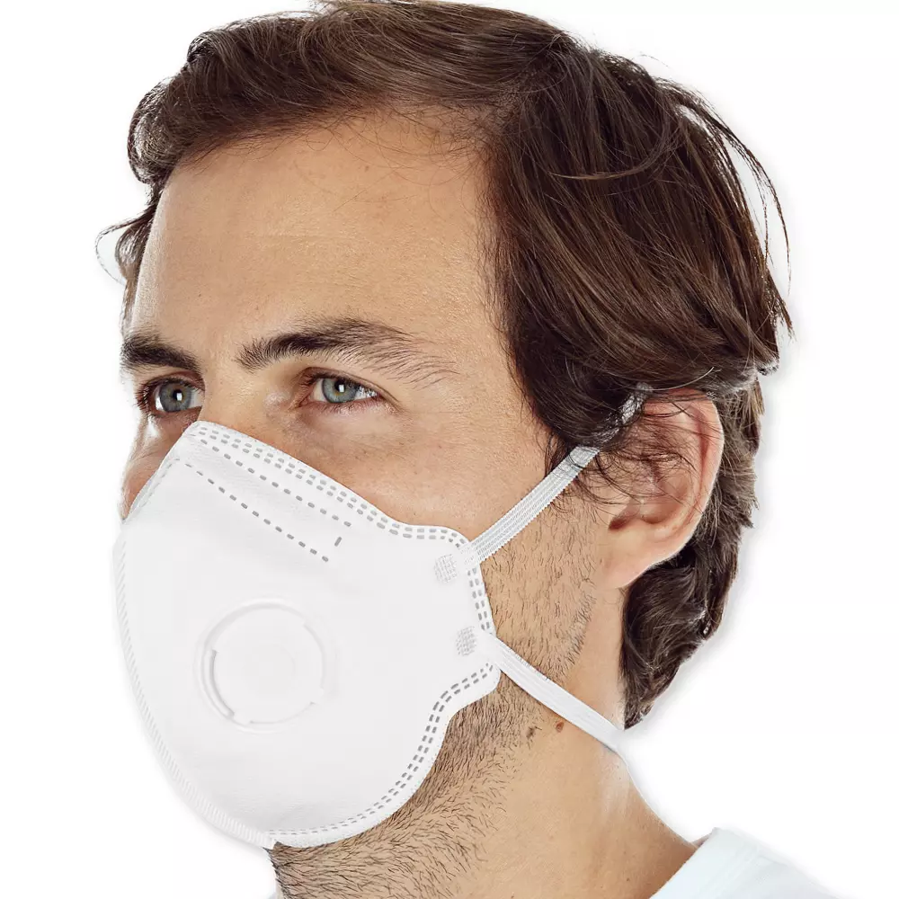 HygoStar 29330, FFP2 NR PP Respirators, with Valve, Vertically Foldable, image 4
