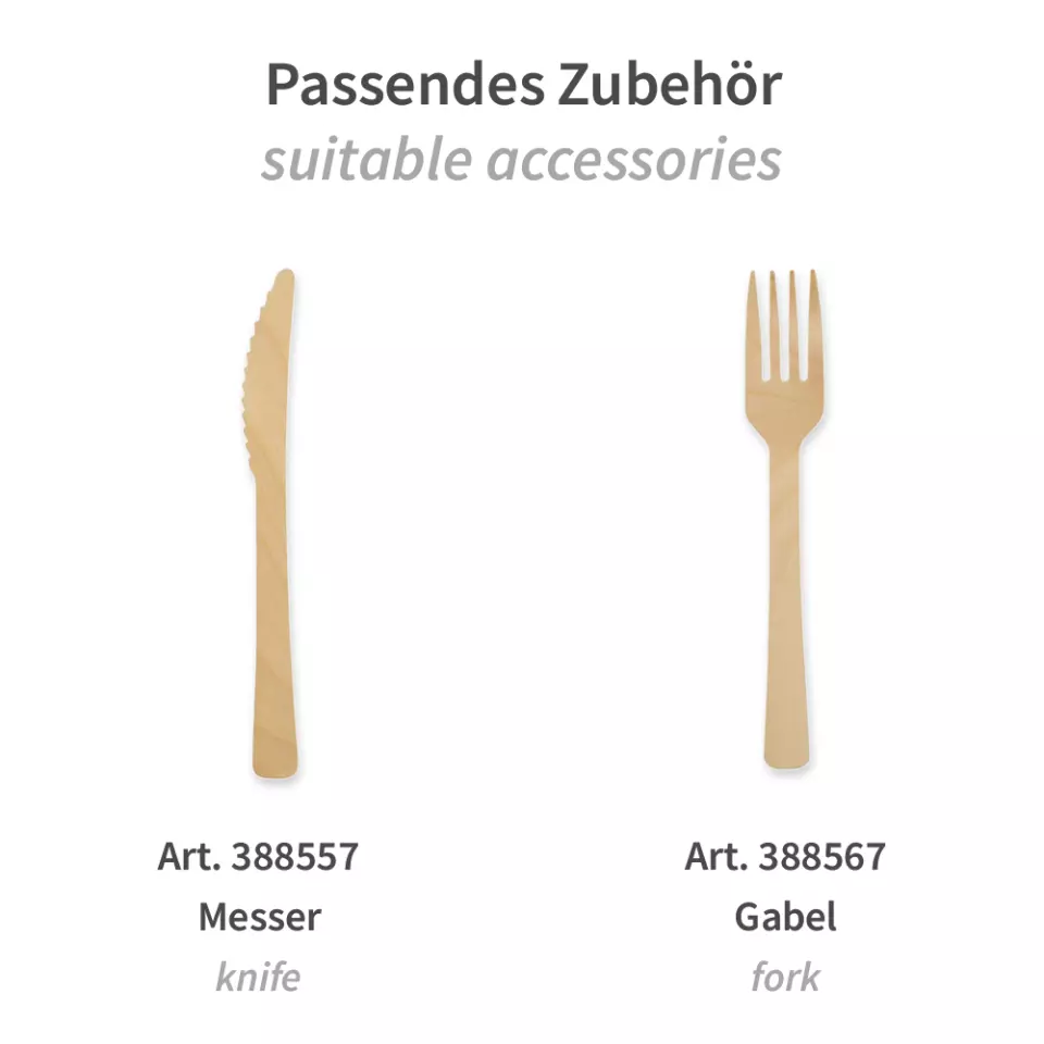 NATUREStar 388577, Ecowood Organic Spoons, 160 mm, image 2, gallery thumbnail