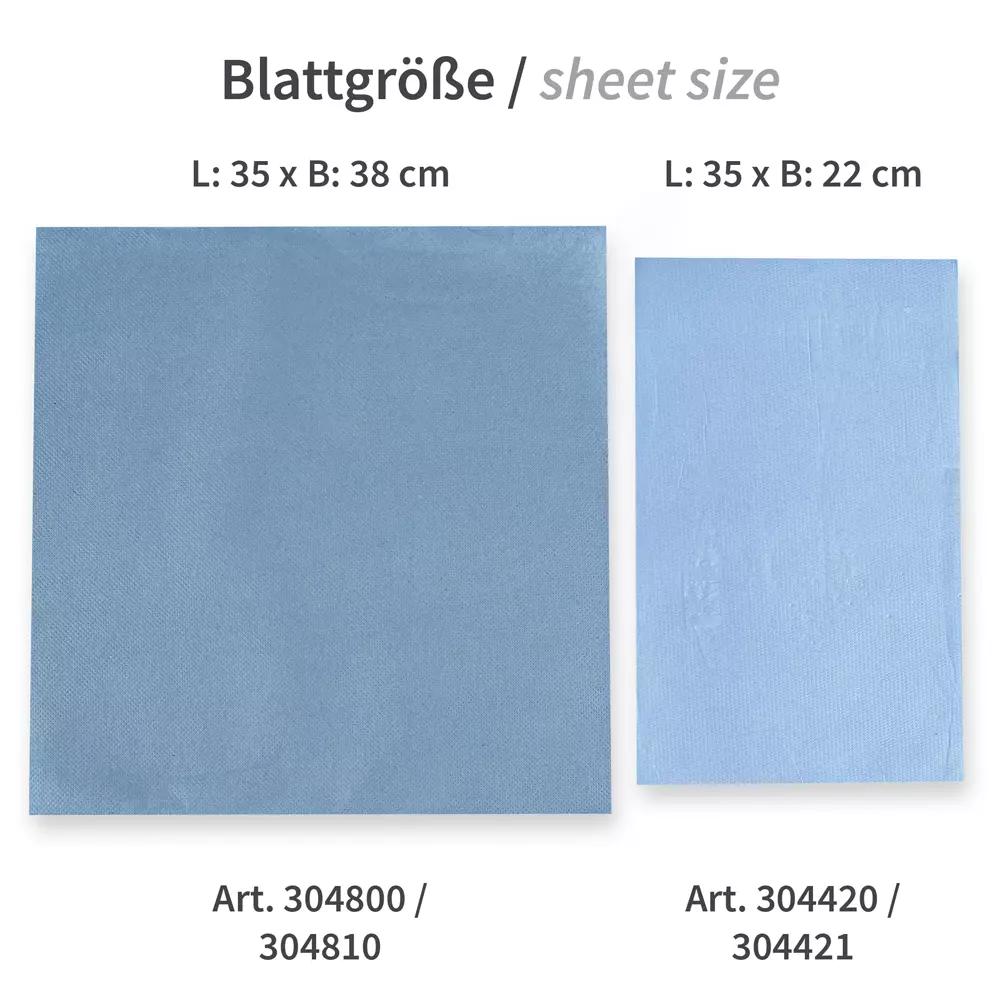 HygoClean 304800, Cleaning Papers, 2-Ply, Recycled Paper, Blue, image 4