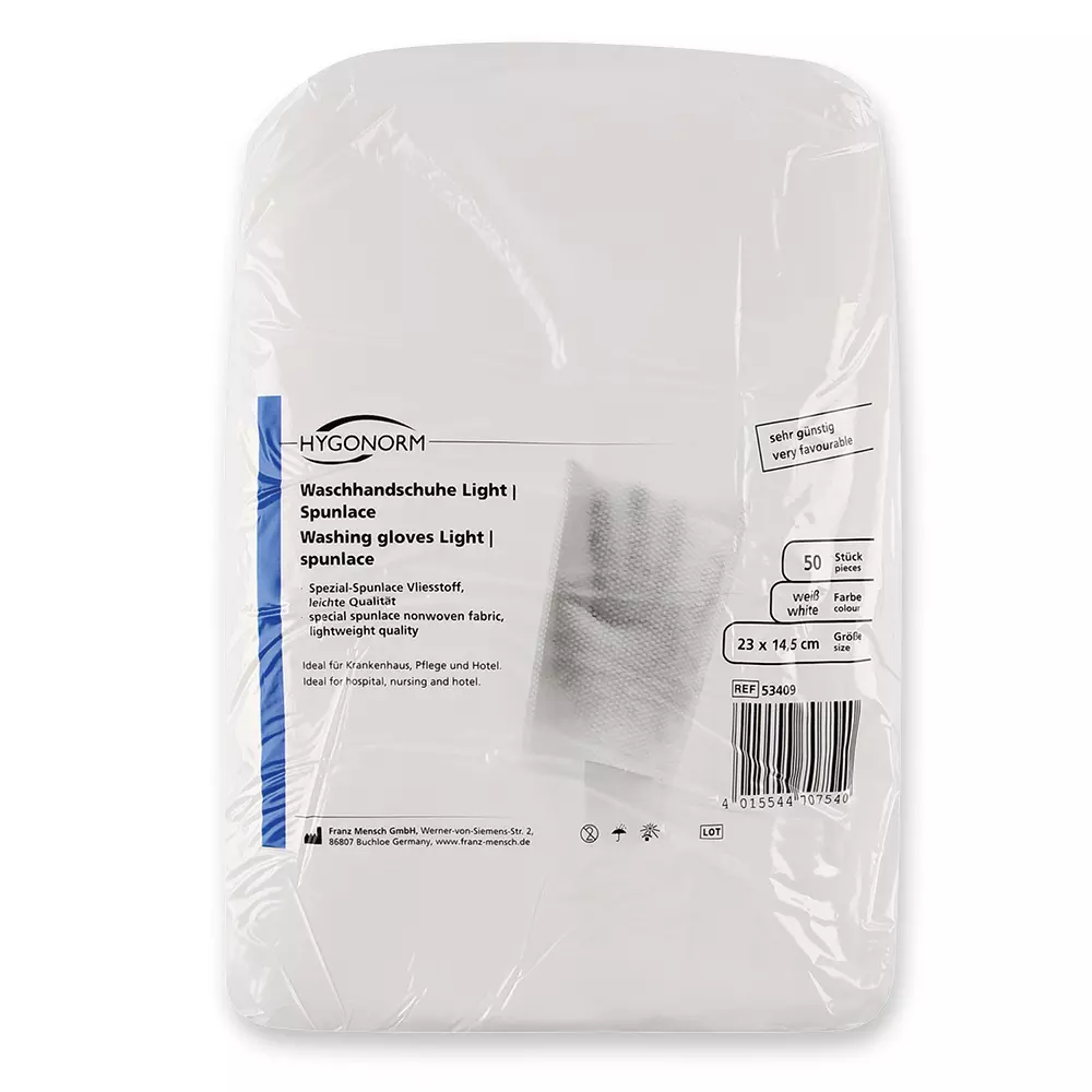 Hygonorm 53409, Light Washing Gloves, Spunlace, image 4