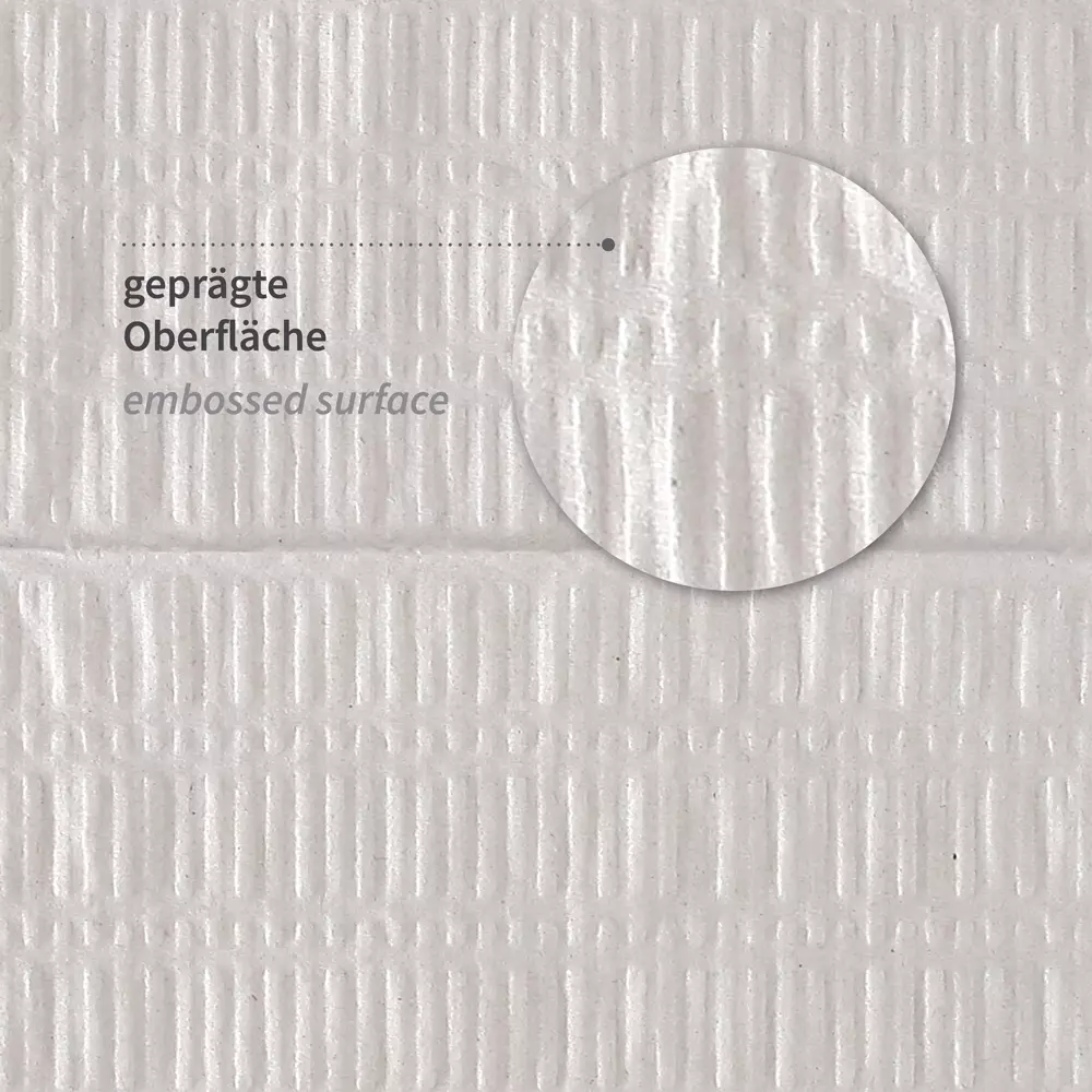 HygoClean 317480, Recycled Paper Cleaning Cloths, 3-ply, Pleated, Nature, image 4