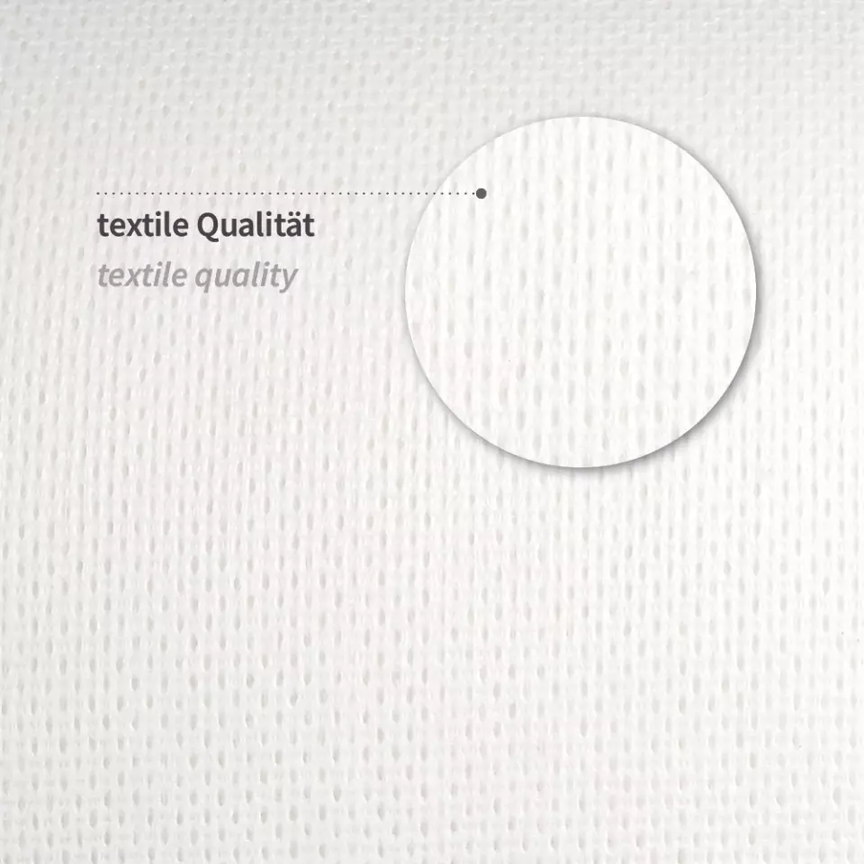 HygoClean 31709, Hygotex Eco Viscose/Polyester Cleaning Cloths, Roll, White, image 2, gallery thumbnail