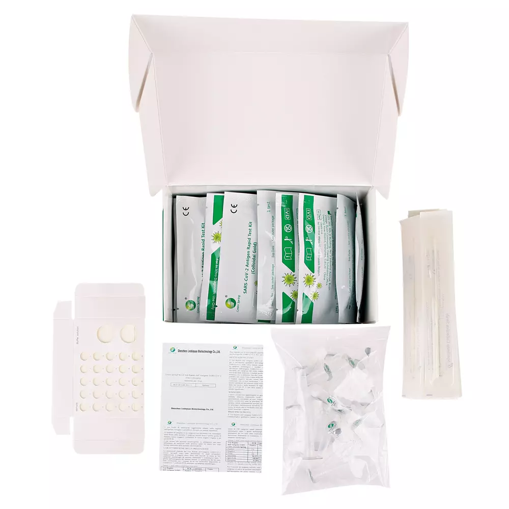 Franz Mensch 315083, Green Spring SARS-CoV-2 Antigen Rapid Test Kit (Colloidal Gold), Anterior Nasal, image 6