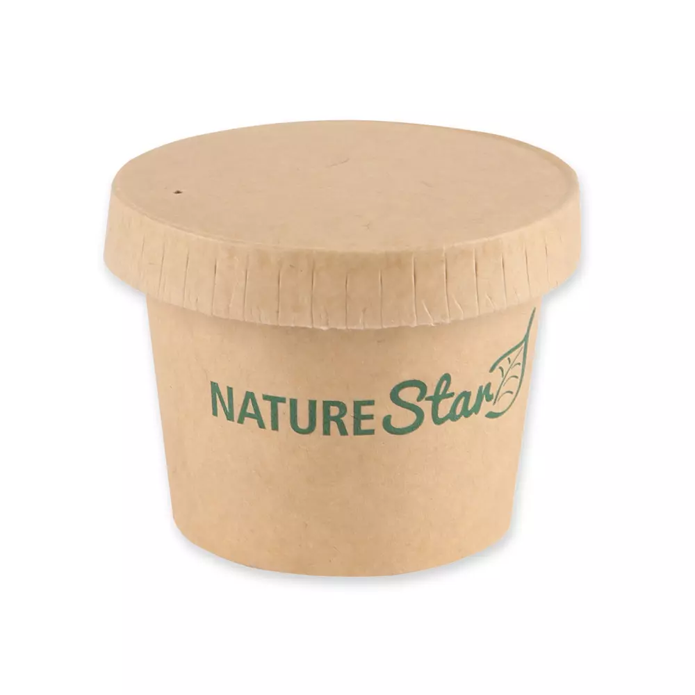 NATUREStar 417061, Organic Kraft Paper/PE Dip Tray Lids, FSC®-mix, image 3