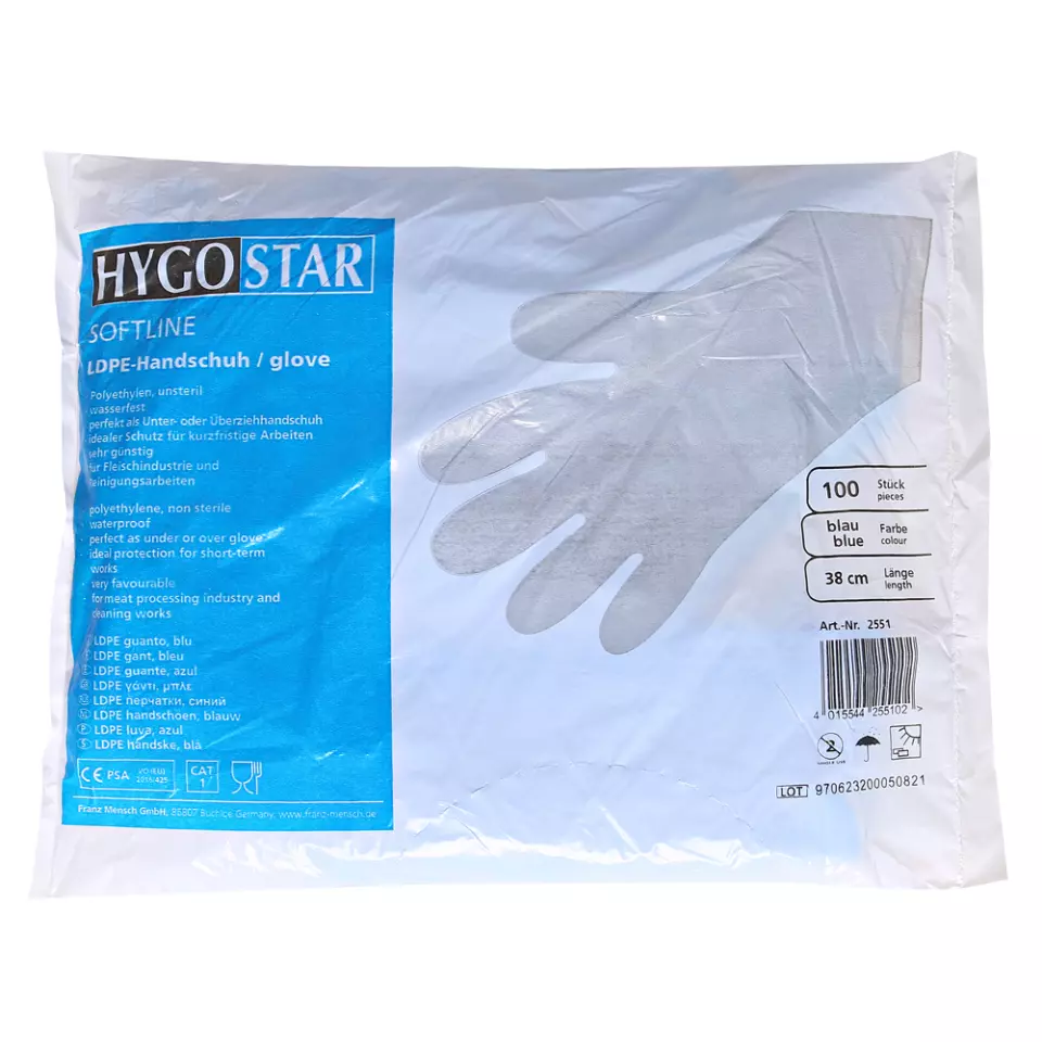 Hygostar 2551, Softline LDPE Gloves, image 2, gallery thumbnail