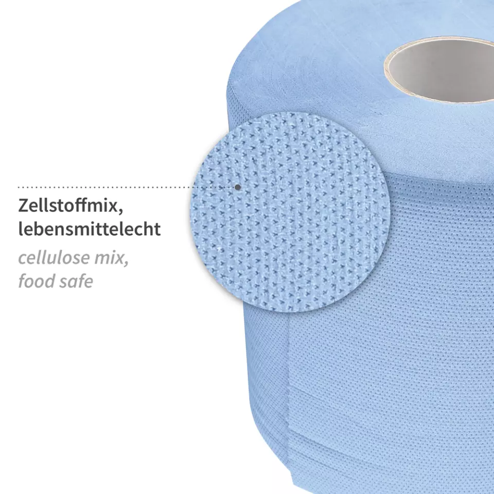HygoClean 304423, Allfood 2-lagig Zellstoff-Mix Reinigungstücher, Blau, image 2, gallery thumbnail