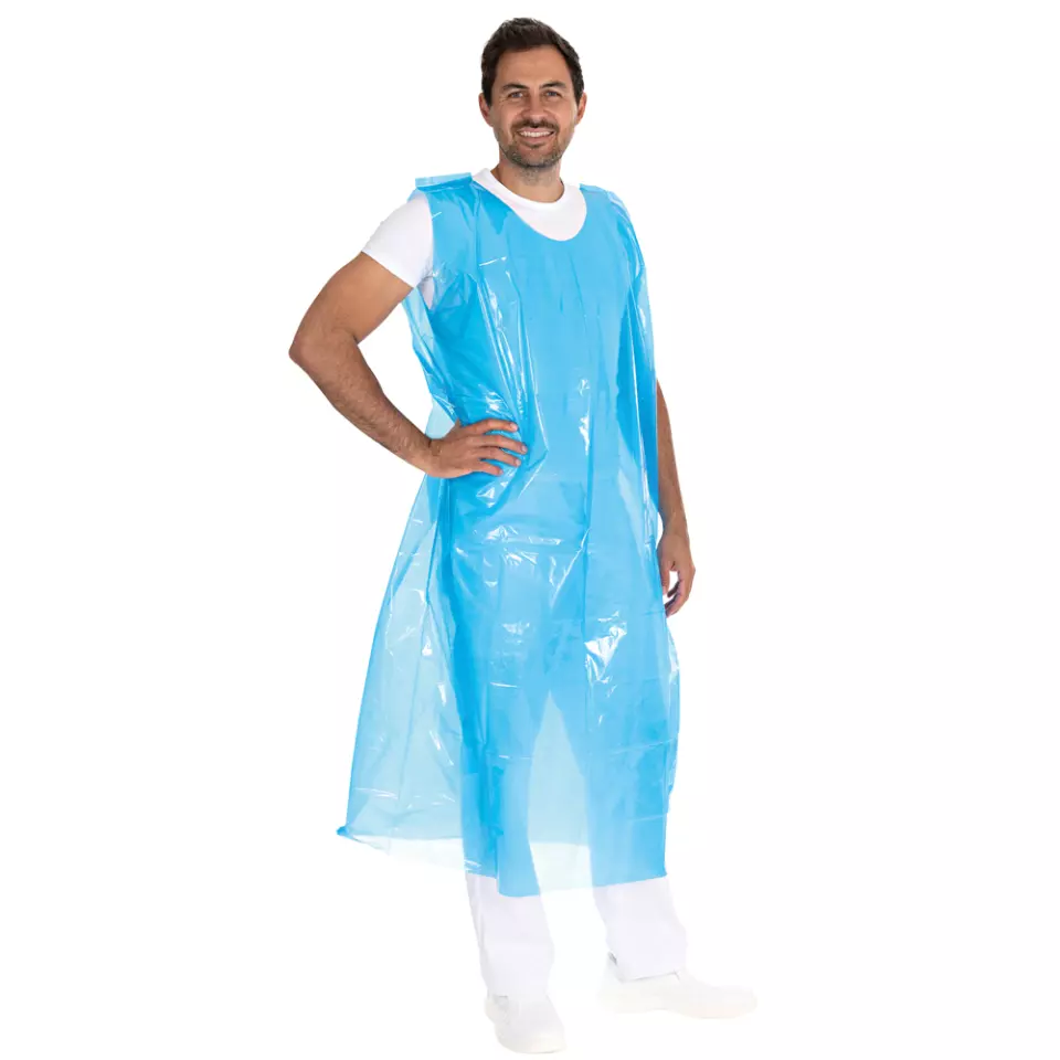 HygoStar 23616, LDPE Full Body Aprons, 30 my, image 5, gallery thumbnail