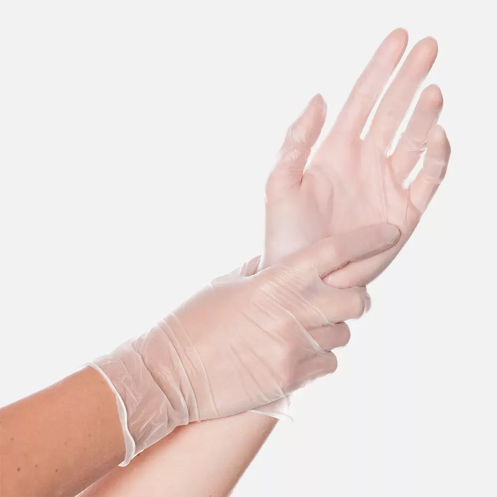 HygoNorm 26901, Classic Fit Vinyl Gloves, Powdered, image 1