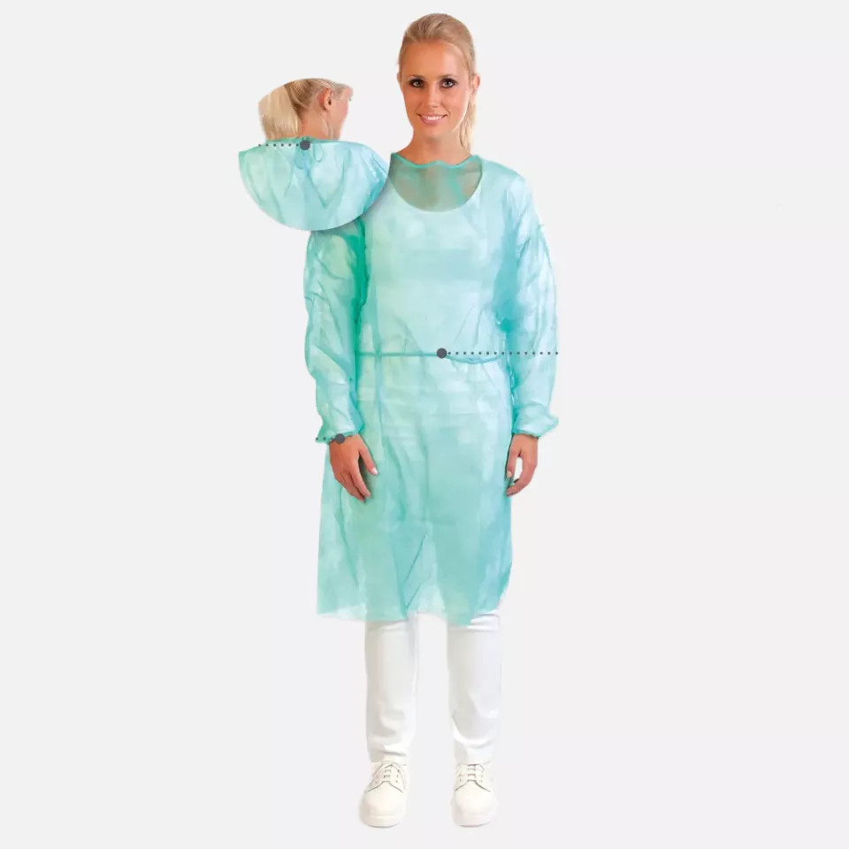 HygoStar 27740, PP-Kittel mit Gummizug am Handgelenk, image 2, gallery thumbnail