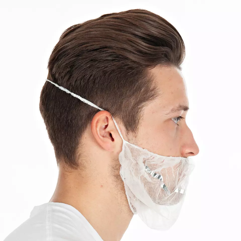 Hygostar 29161, PP Beard Cover, Detectable, image 8, gallery thumbnail