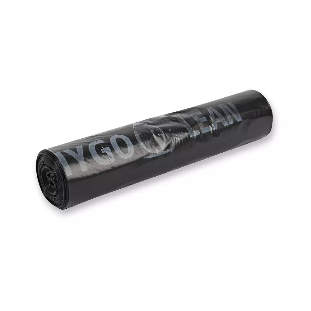 HygoClean 32653, Light LDPE Waste Bags, 70 l, Black, Roll, image 1