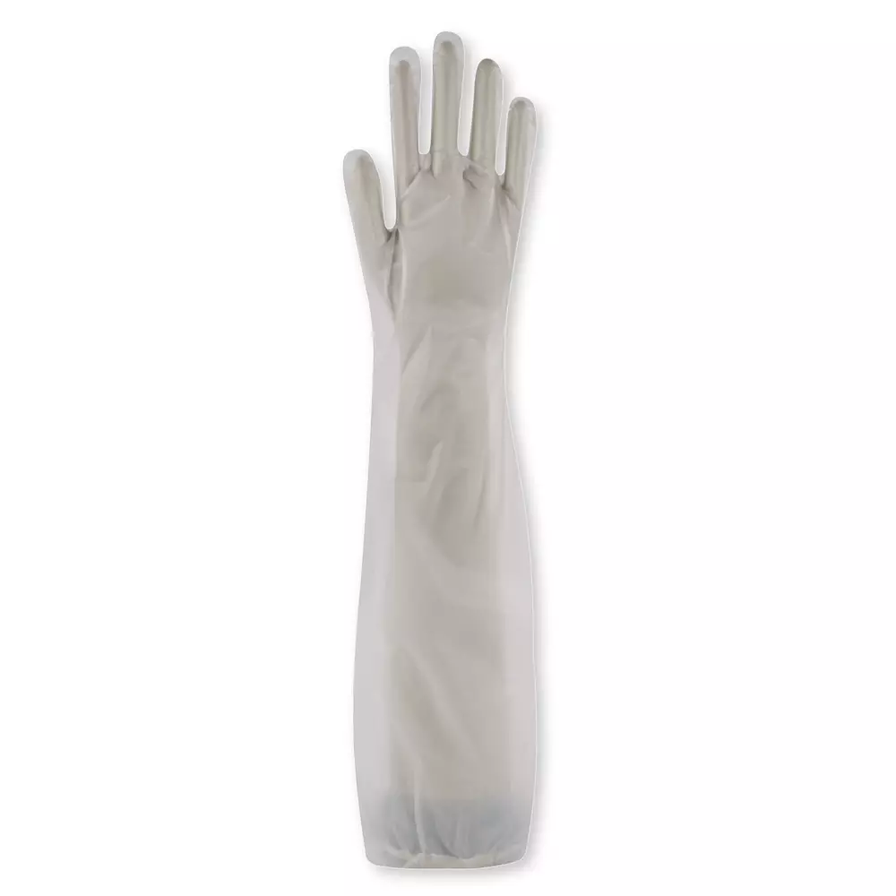 HygoStar 263153, Grip Long CPE Gloves, Transparent
