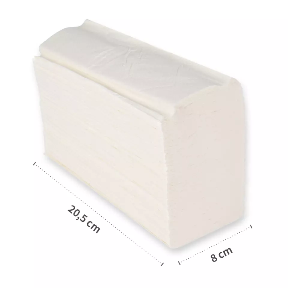 HygoClean 30408, 2-Ply Paper Hand Towels, Interfold, Bright White, image 2, gallery thumbnail