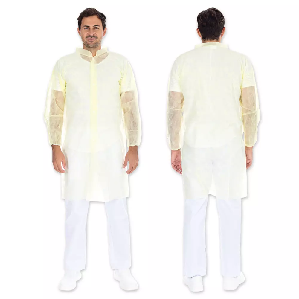 HygoNorm 27407, PP Visitor Gowns, Light, Push Buttons XL, image 5