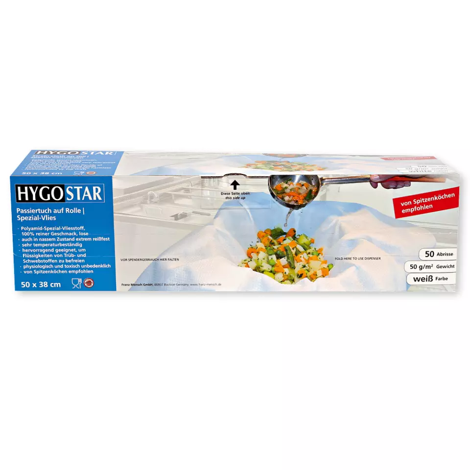 HygoStar 31906, Filterstar Straining Cloths (Special Nonwoven Fabric), Roll, Dispenser Box, image 1, gallery thumbnail