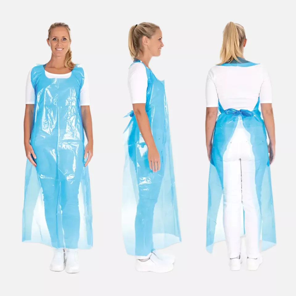 HygoStar 23505, Disposable LDPE Aprons, 60 my, image 3, gallery thumbnail