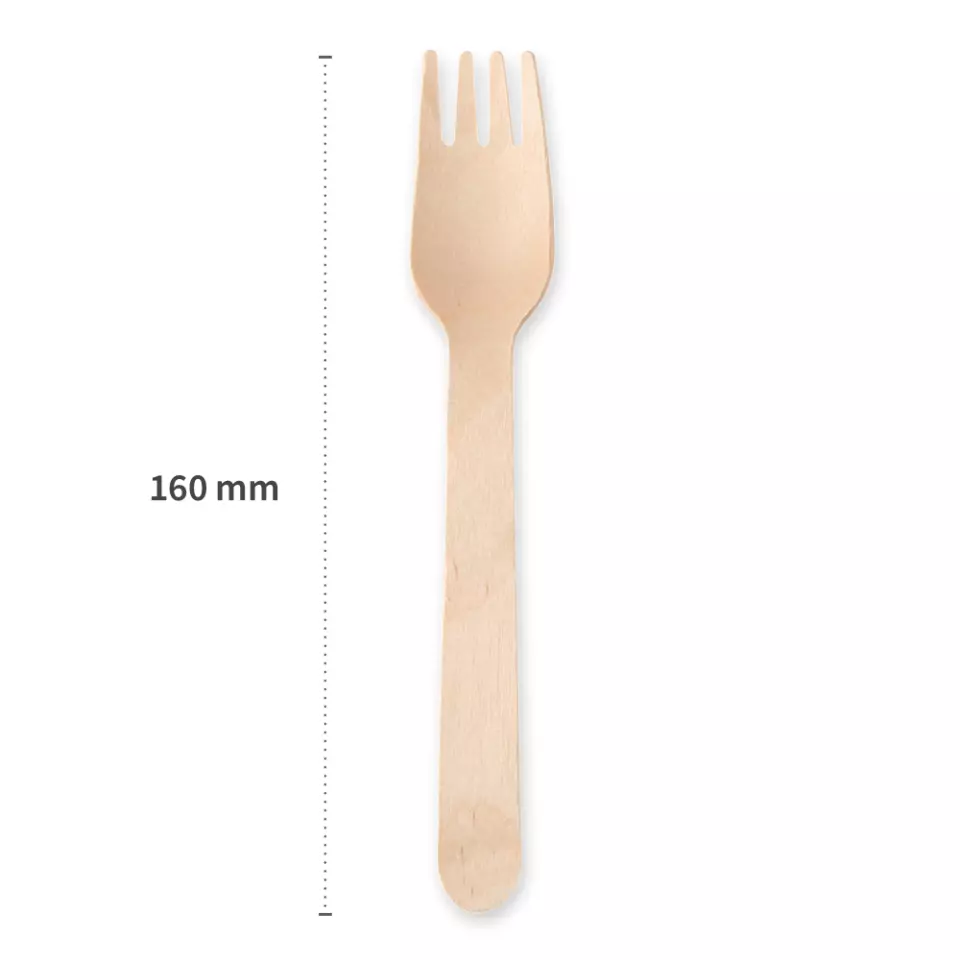 NATUREStar 38856, Organic Wood Forks, 160 mm, Dispenser Box, image 2, gallery thumbnail