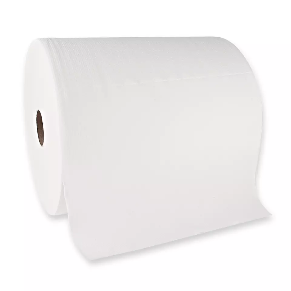 HygoClean 317500, Spunlace Cleaning Cloths, Roll, White, image 1, gallery thumbnail