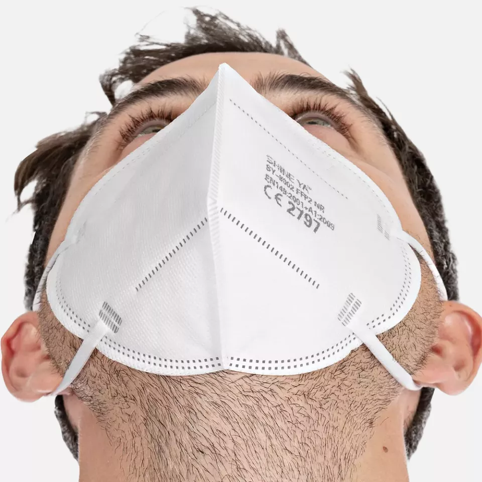 Franz Mensch 29332, FFP2 NR PP Respirators, Vertically Foldable, Earloop, Small Pack, image 7, gallery thumbnail