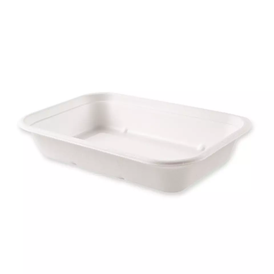 NATUREStar 41171, Puro Organic Bagasse Trays, 212 x 140 x 38 mm, 750 ml, image 1, gallery thumbnail
