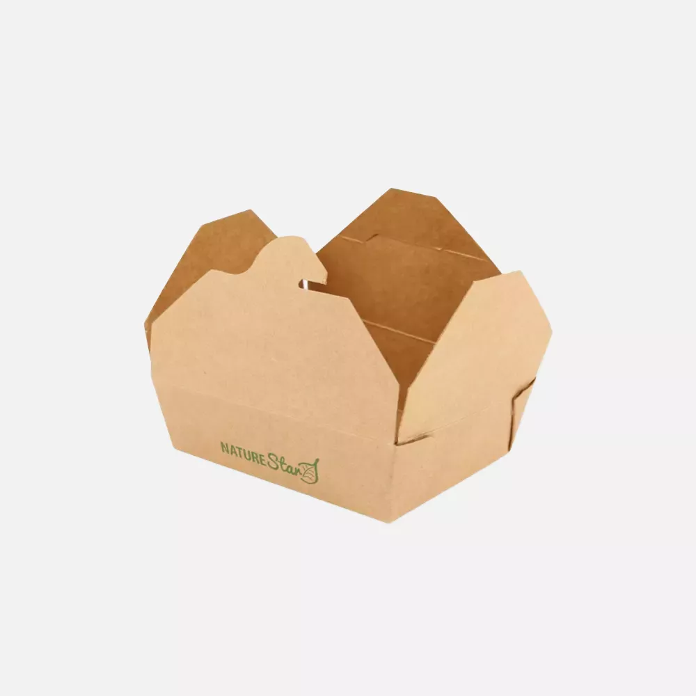 NATUREStar 417312, Menu Kraft Paper/PE Organic Food Boxes, 130 x 105 x 35 mm, FSC®-Mix, image 7