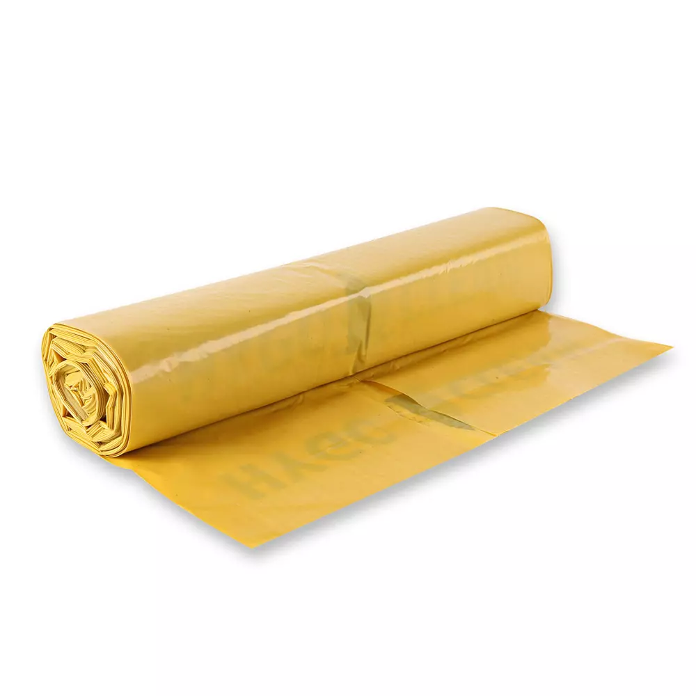 HygoClean 32558, Light LDPE Waste Bags, 120 l, Yellow, Roll, image 2