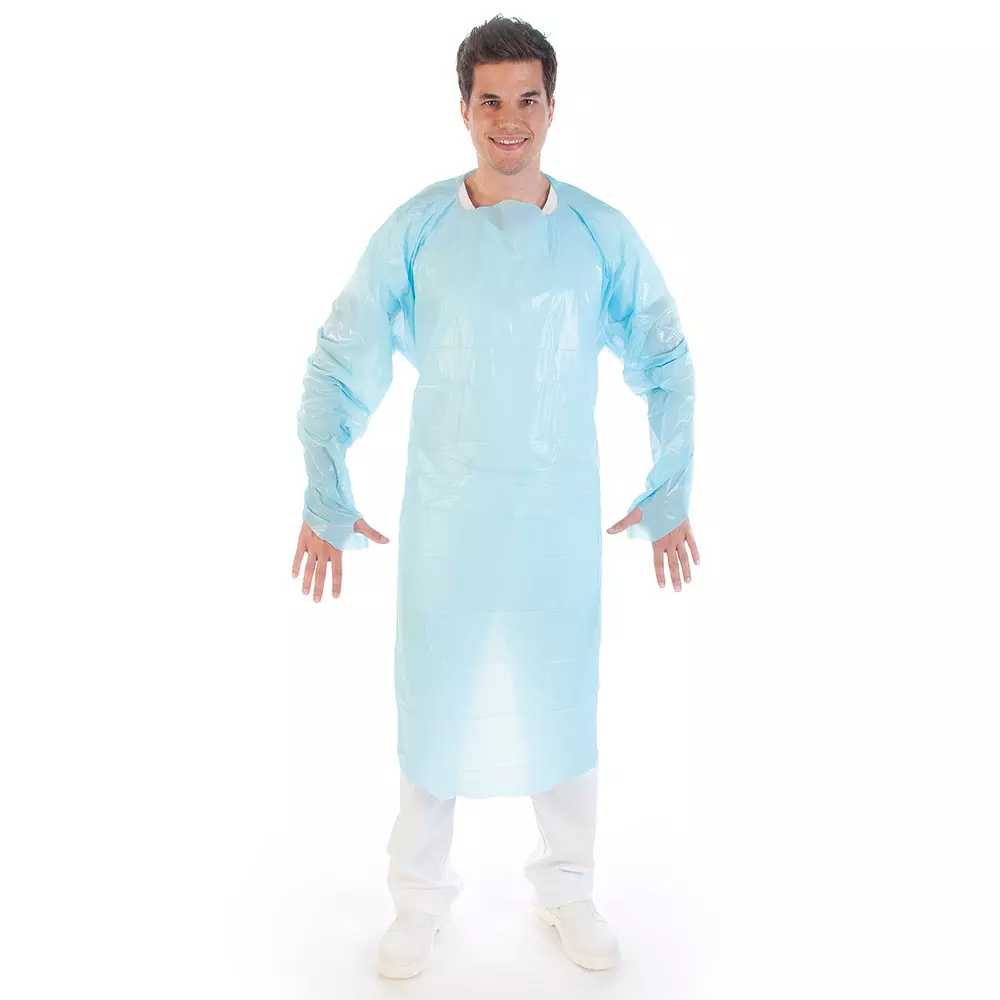 HygoNorm 27796P, CPE Examination Gowns, Light, XXL, Blue, image 1