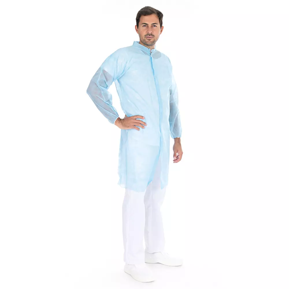 HygoNorm 274022, Light PP Visitor Gowns, Velcro, image 5