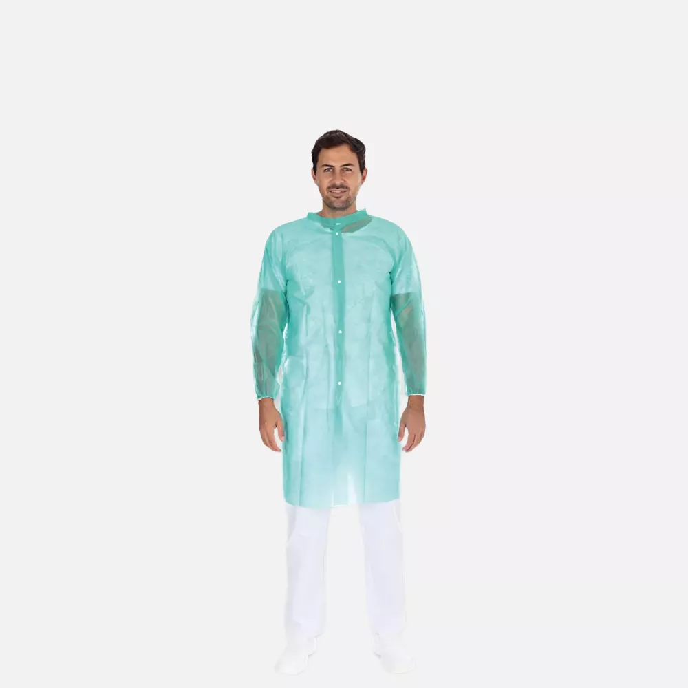 HygoNorm 27417, PP Visitor Gowns, Light, Push Buttons XXL, image 3