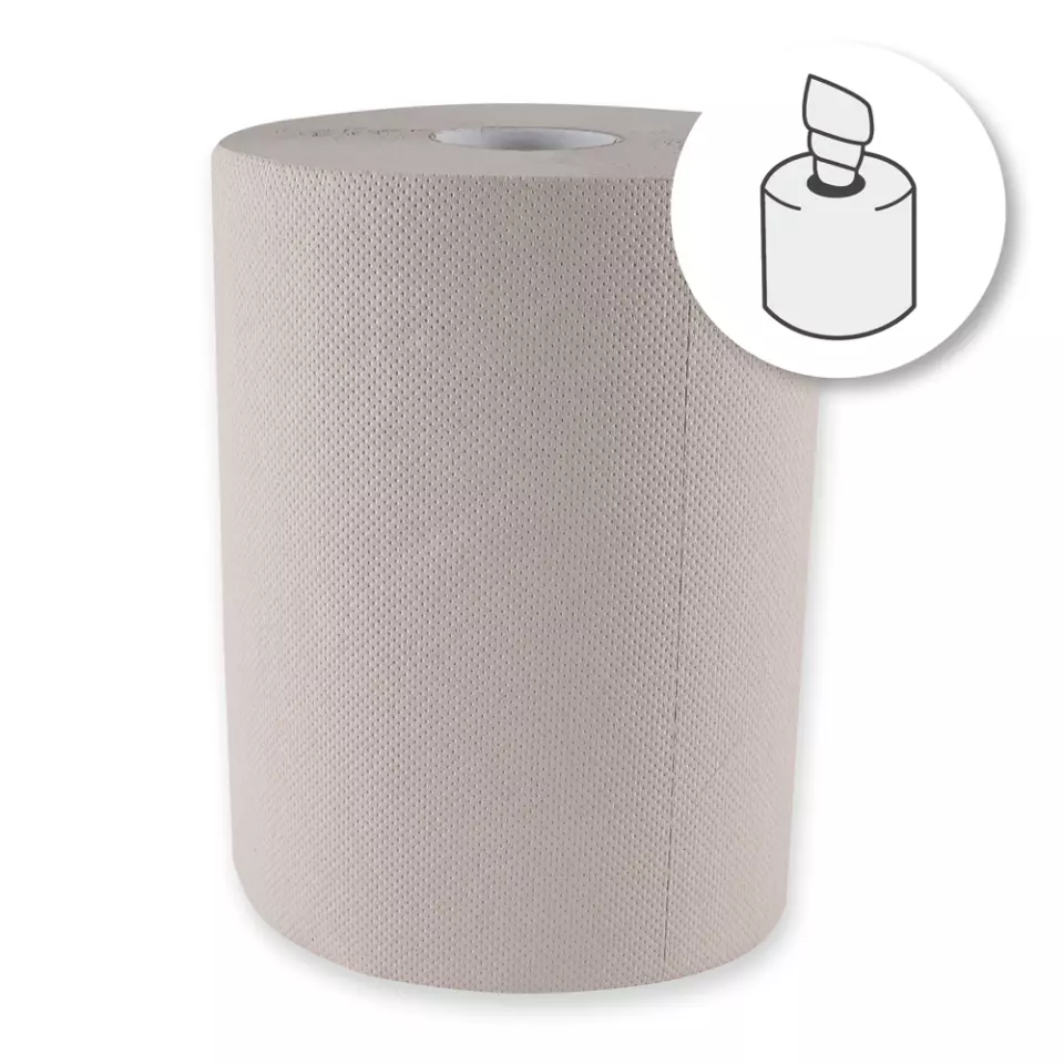 NATUREStar 304125, Organic Recycled Paper Towel Rolls, 3-ply, Centerfeed, Natural, FSC®-Recycled, image 1, gallery thumbnail