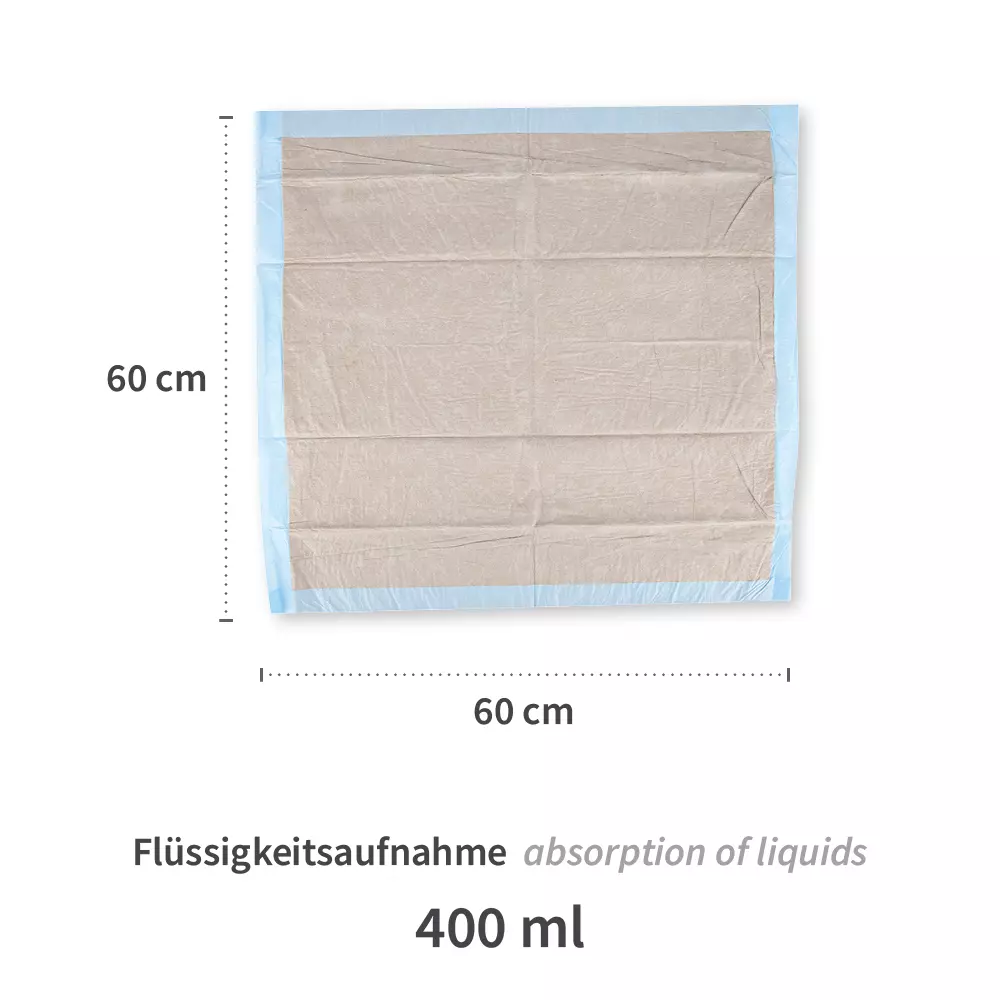 Hygostar 52794, 8-lagige PP/Recycling-Zellulose/PE Bettunterlagen, 60 x cm, image 3