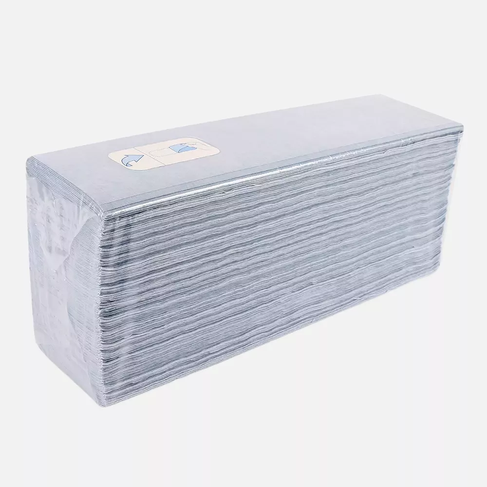 HygoClean 317881, Pleated Cellulose/Polyester Workshop Cloths, Grey, image 1
