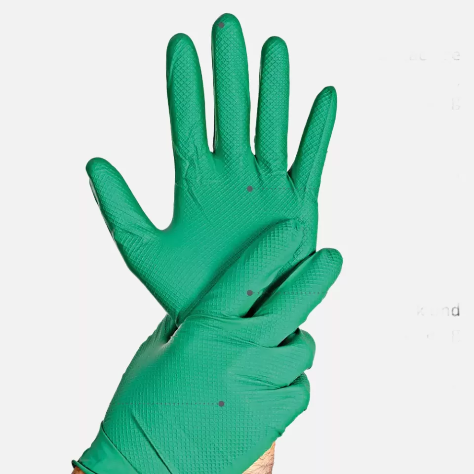 Franz Mensch 270802, Power Grip Nitrile Gloves, Powder-Free, image 3, gallery thumbnail