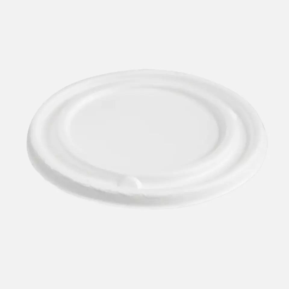 NATUREStar 41141, Round Bagasse Soup Cup Lids, Ø 110 mm, Organic, image 1, gallery thumbnail