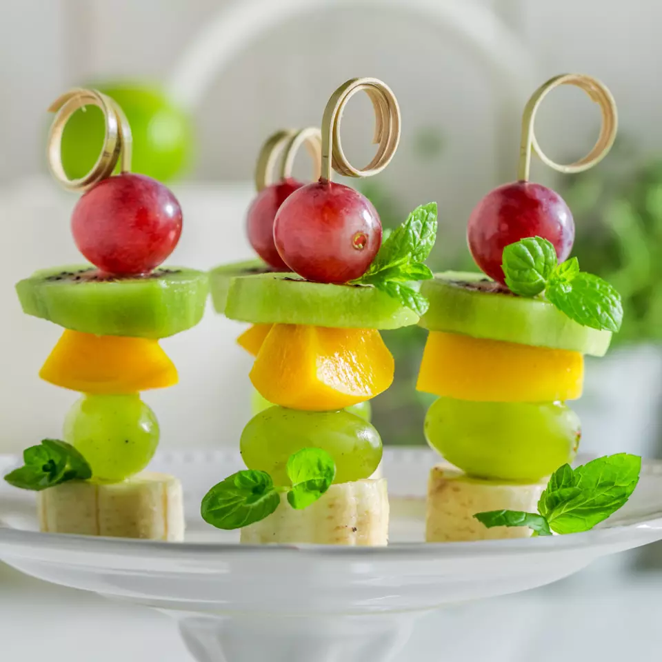 NATUREStar 38941, Bamboo Ring Fingerfood Skewers, 120 mm, Natural, image 3, gallery thumbnail