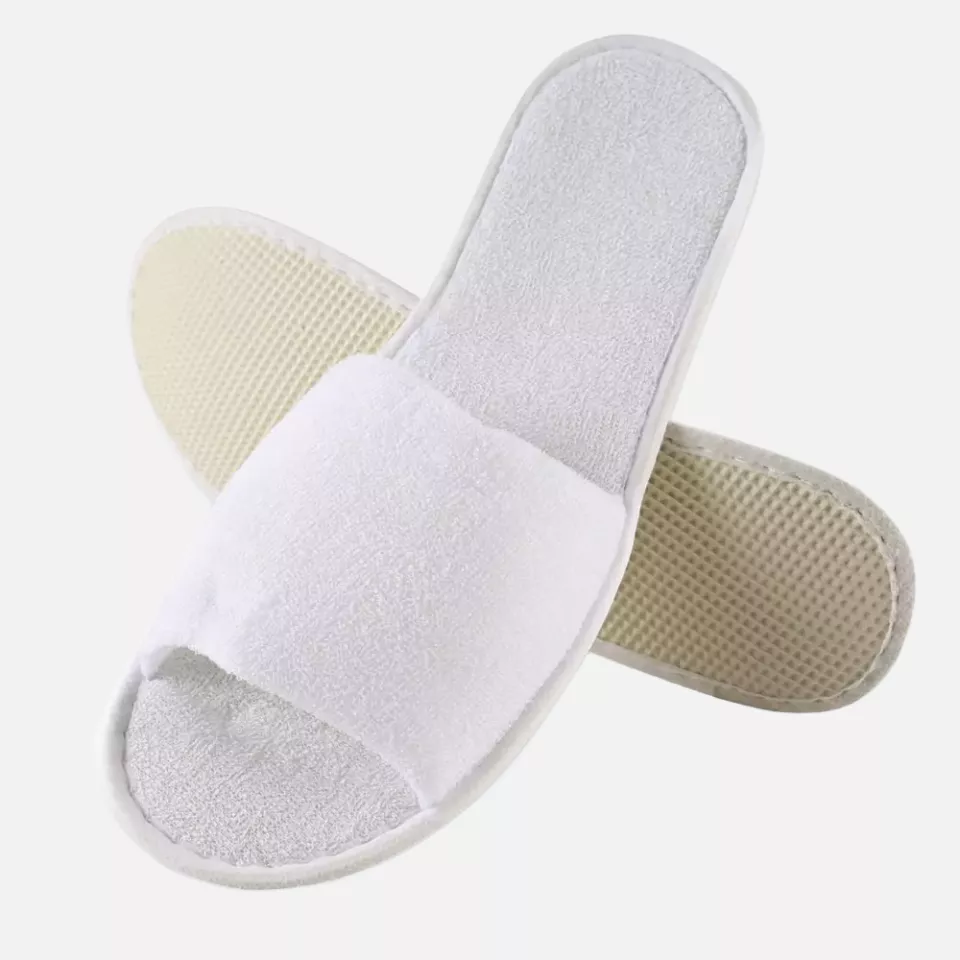 HygoNorm 55511, Classic Slippers, Open, White, Polyester, image 1, gallery thumbnail