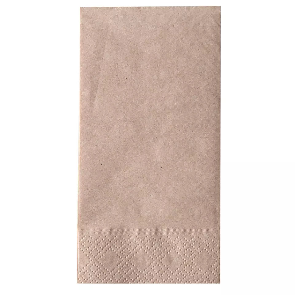 NATUREStar 30542, Nature Recycled Paper Napkins, 2-ply, 1/8-fold, 33 x 33 cm, Natural, FSC®-Recycled, image 1, gallery thumbnail